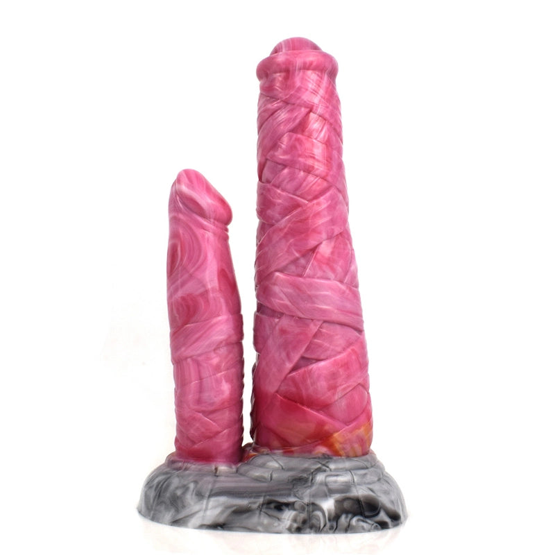 10.03Inch Lifelike Double-Headed Silicone Horse Dildos
