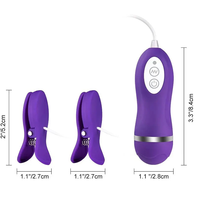 10 Stimulation Modes Remote Control Nipple Sex Toys