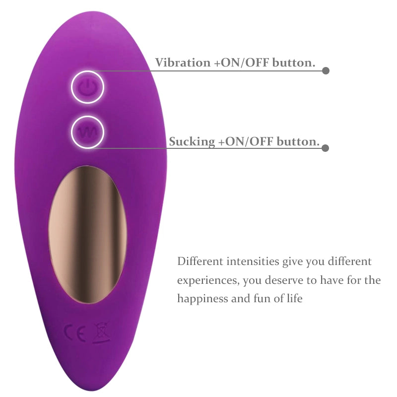 10 Vibration & 10 Suction Modes Clit Sucking Vibrator