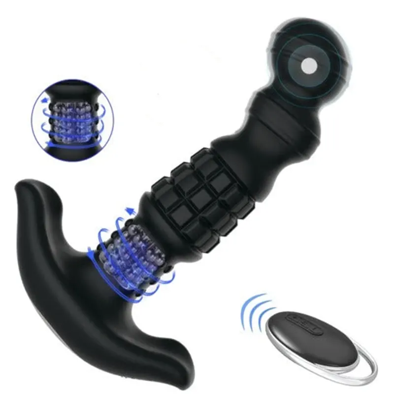 10 Vibrations & 3 Speeds Wireless Remote Control Prostate Massagers