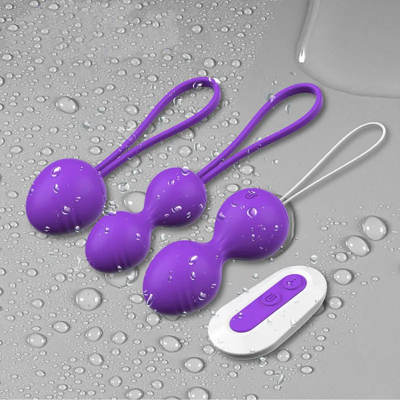 3Pcs Remote Control Vibration Best Kegel Balls For Women