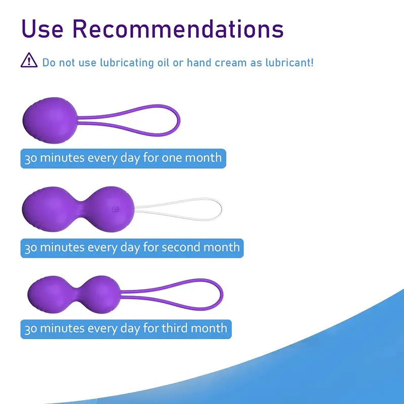 3Pcs Remote Control Vibration Best Kegel Balls For Women