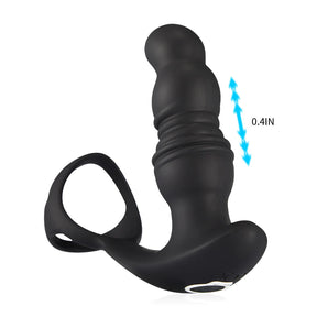 3 Thrusting & 7 Vibrations Prostate Massagers With Cock Ring