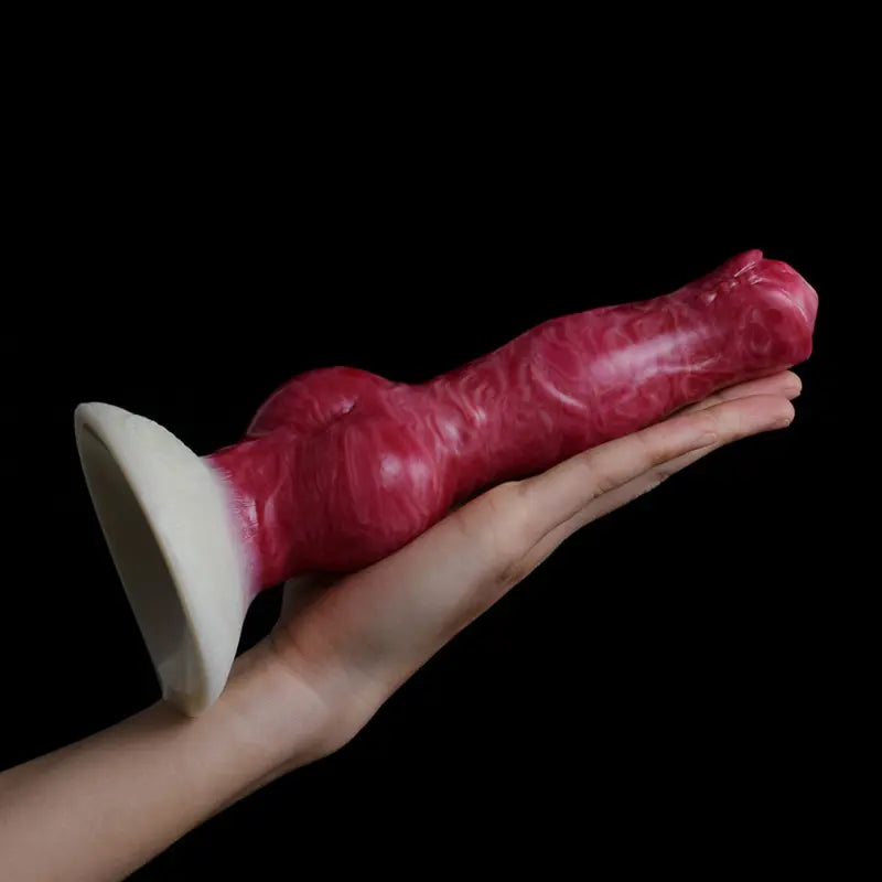 8.26Inch Lifelike Silicone Dog Dildo With Realistic Testis