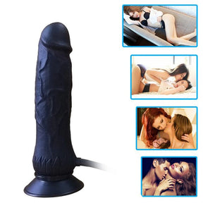 8.85Inch Black Inflatable Anal Dildo