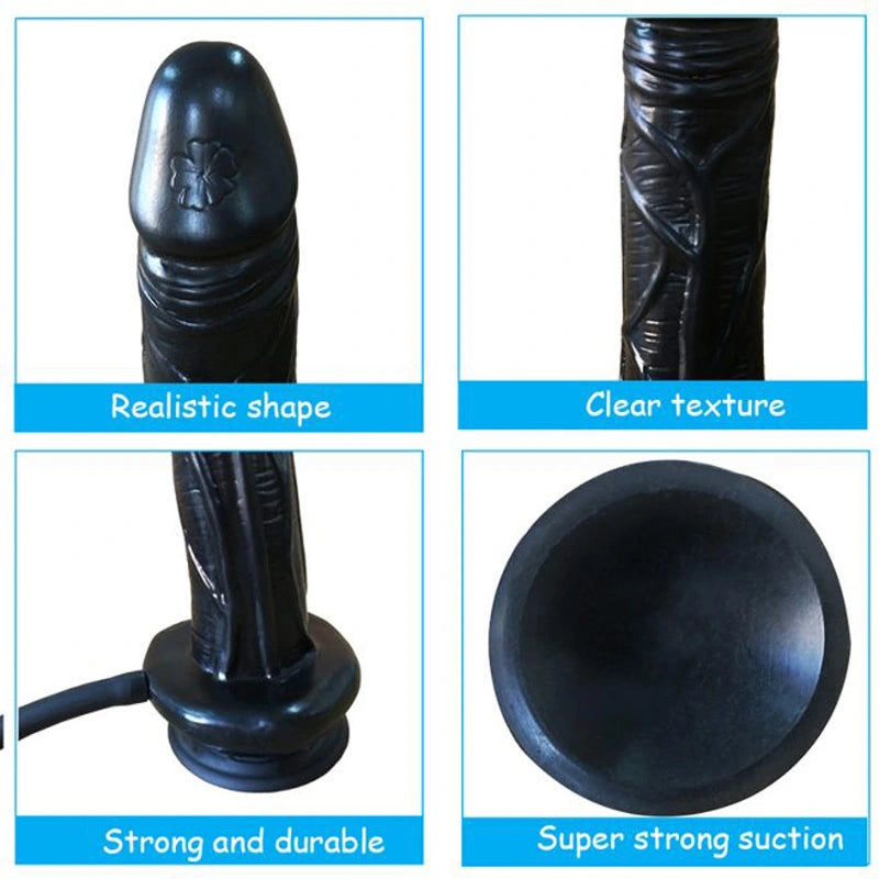 7.08Inch Black Small Inflatable Dildos