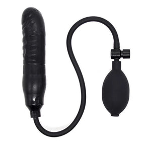 6.49Inch Realistic Black Inflatable Dildo
