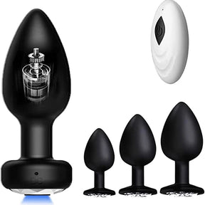 Vibrating Anal Training Kit With Remote