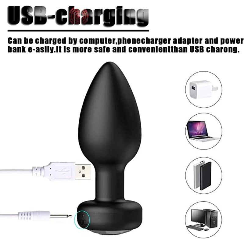 Vibrating Anal Training Kit With Remote