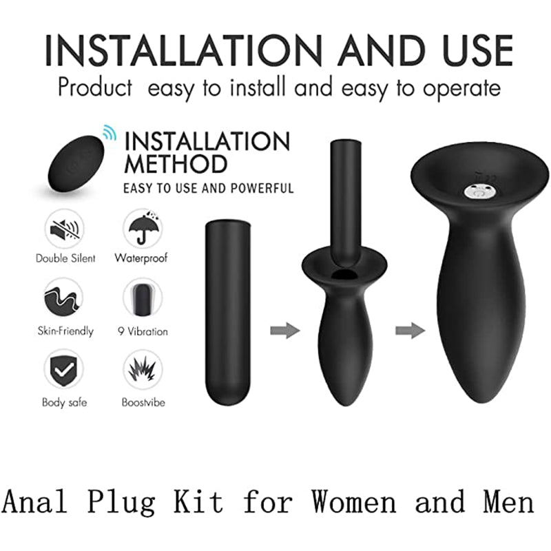 Vibrating Anal Training Kit for Beginners