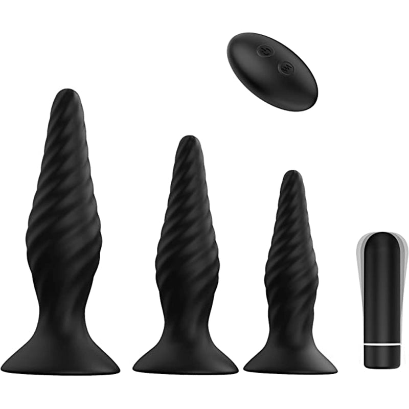 Vibrating Anal Training Plugs Kit
